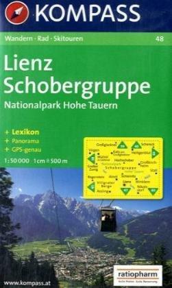 Lienz, Schobergruppe, Nationalpark Hohe Tauern: 1 : 50  000: Wander-, Bike- und Skitourenkarte. Mit Panorama. GPS-genau