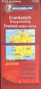 Michelin Karten, Bl.722 : Frankreich, doppelseitig; France, recto-verso; Francia, fronte retro; France, reversible