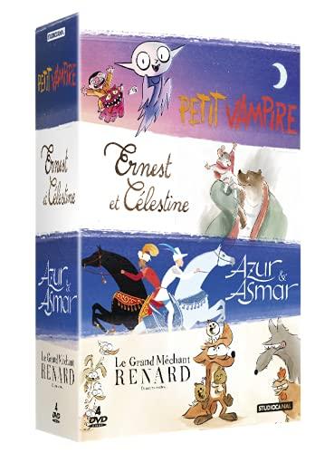 Coffret animation : petit vampire + ernest et célestine + le grand méchant renard et autres contes... + azur et asmar [FR Import]