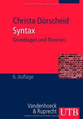 Syntax: Grundlagen und Theorien