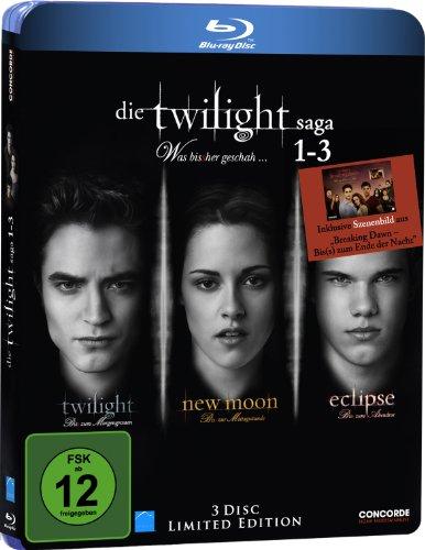 Die Twilight Saga 1-3 - Was bis(s)her geschah... (inkl. Sammelkarte) [Blu-ray] [Limited Edition]