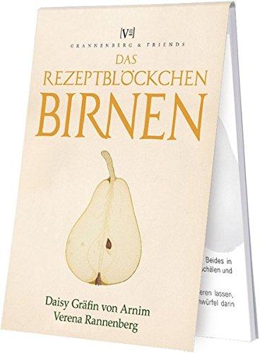 Das Rezeptblöckchen: Birnen (Spieleblöckchen)