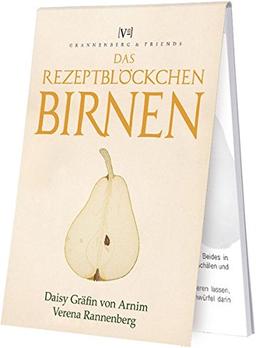 Das Rezeptblöckchen: Birnen (Spieleblöckchen)