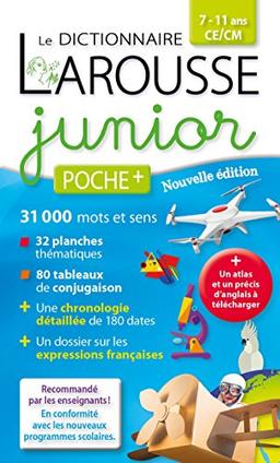 Le dictionnaire Larousse junior poche + : 7-11 ans, CE-CM