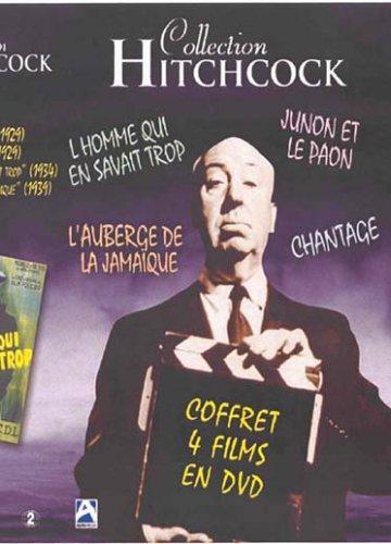 Coffret hitchcock : L'homme qui en savait trop / Junon et Paon / L'auberge de la jamaïque / Chantage  - Coffret 4 DVD [FR Import]