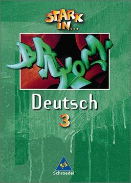 Stark in Deutsch - Ausgabe 1999: Schülerband 3: Lernstufen 9/10. Sprachlesebuch für Sonderschule, Förderschule. Lernstufen 9/10