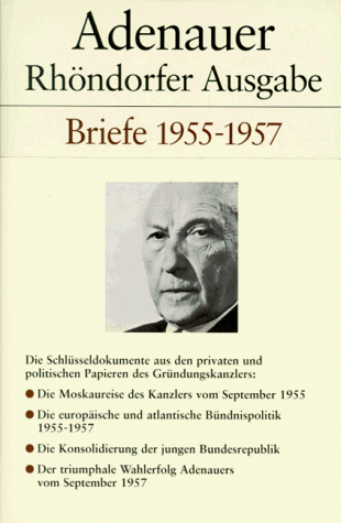 Rhöndorfer Ausgabe, Briefe 1955-1957