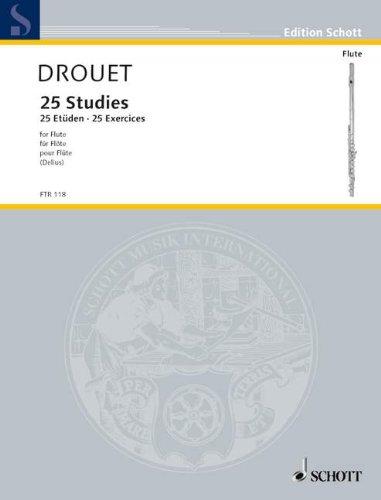 25 Studies: Flöte.: for Flute / für Flöte / pour Flute (Edition Schott)