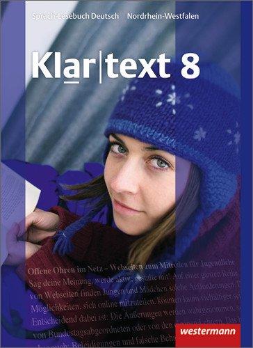 Klartext - Ausgabe für Nordrhein-Westfalen: Schülerband 8