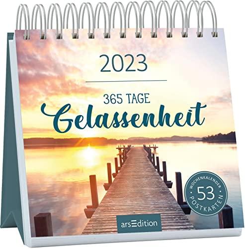 Postkartenkalender 365 Tage Gelassenheit 2023: Wochenkalender 2023, 53 Postkarten für entspannende Momente