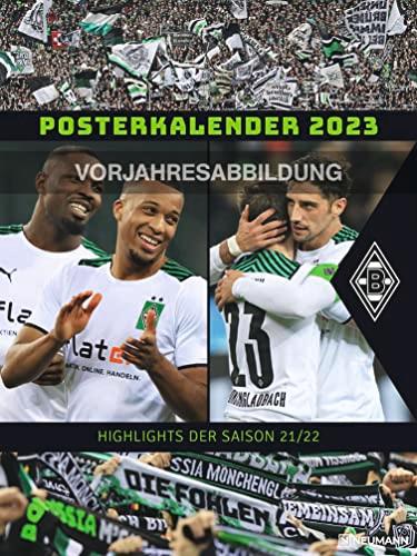 Borussia Mönchengladbach 2024 - Wandkalender XL - Fußballkalender - Fankalender - 48x64 - Sport: Posterkalender