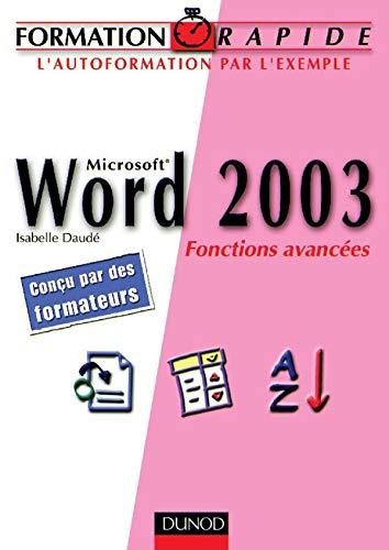 Word 2003 : fonctions avancées