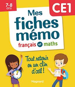 Mes fiches mémo : français et maths, CE1, 7-8 ans