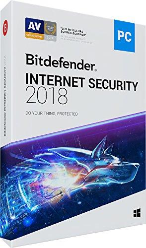 Bitdefender Internet Security 2018 | 5 PC | 2 ans | Disque