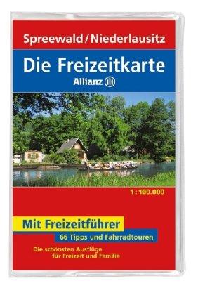 Die Freizeitkarte Allianz Spreewald / Niederlausitz 1 : 100 000: 66 Tipps und Fahrradtouren. Die schönsten Ausflüge für Freizeit und Familie