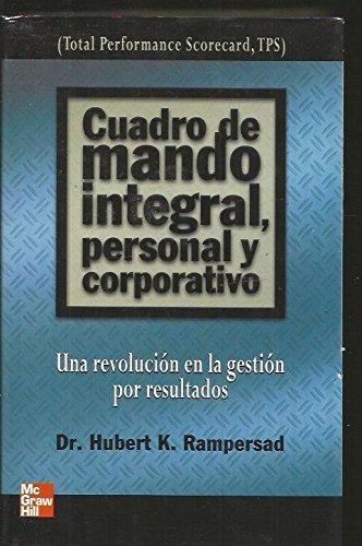 Cuadro de mando integral, personal y corporativo