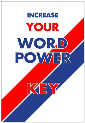 Increase Your Wordpower KEY: Lösungsheft: Answers and Comments