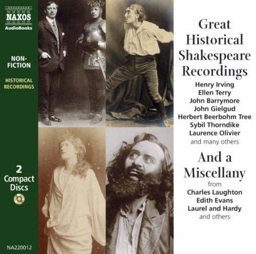 Great Historical Shakespeare Recordings (Serie Pedagogia Para Lo Superior)