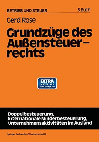 Grundzüge des Außensteuerrechts