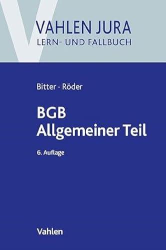 BGB Allgemeiner Teil (Vahlen Jura/Lern- und Fallbuch)