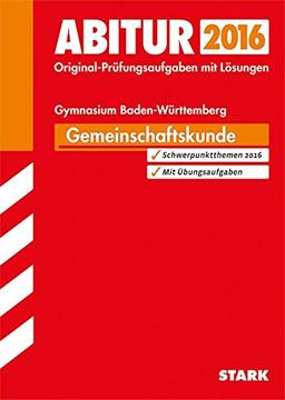 Abiturprüfung Baden-Württemberg - Gemeinschaftskunde