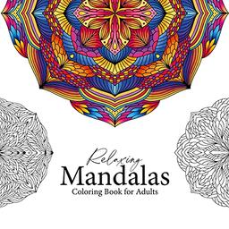 Relaxing Mandalas - Mandala Coloring Book for adults: 40 professional hand-drawn mandalas for advanced coloring | high-quality authentic mandalas, ... one mandala per sheet, brilliant white paper