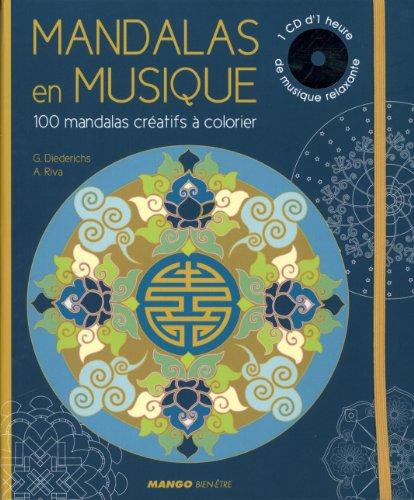 Mandalas en musique : 100 mandalas créatifs à colorier