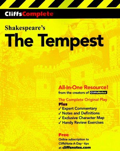 CliffsComplete: Shakespeare's The Tempest