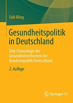 Gesundheitspolitik in Deutschland: Eine Chronologie der Gesundheitsreformen der Bundesrepublik Deutschland