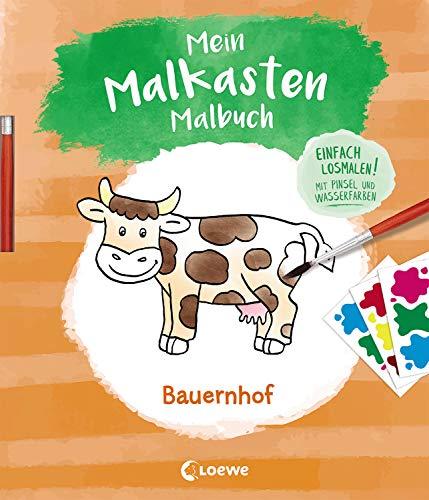 Mein Malkasten-Malbuch - Bauernhof: Einfach losmalen! Mit Pinsel und Wasserfarben