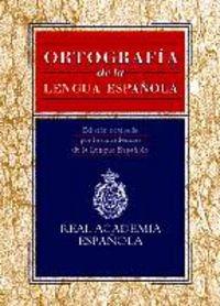 Ortografia de la lengua espanola