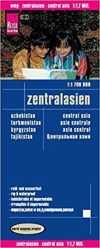 Reise Know-How Landkarte Zentralasien (1:1.700.000) : Usbekistan, Kirgisistan, Turkmenistan und Tadschikistan: world mapping project