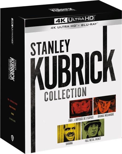 Stanley kubrick - 4 films : 2001, l'odyssée de l'espace + full métal jacket + shining + orange mécanique 4k ultra hd [Blu-ray] [FR Import]