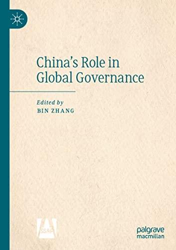 China’s Role in Global Governance