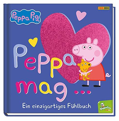 Peppa Pig: Peppa mag… - Ein einzigartiges Fühlbuch: Pappbilderbuch mit Fühlelementen