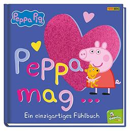 Peppa Pig: Peppa mag… - Ein einzigartiges Fühlbuch: Pappbilderbuch mit Fühlelementen