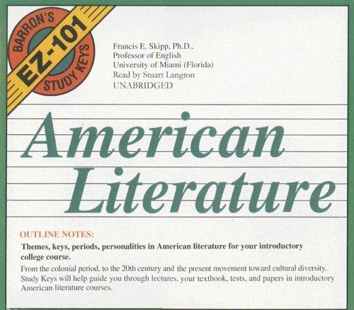 American Literature (Barron's Ez 101 Study Keys)