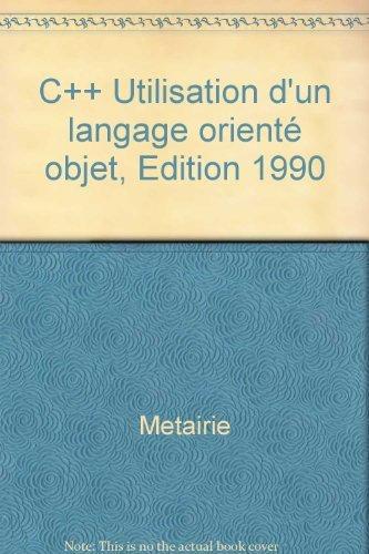 C++ : utilisation d'un langage orienté objet