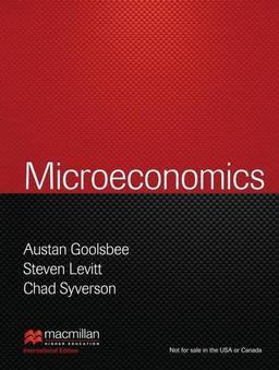 Microeconomics (Internatonal Edition)