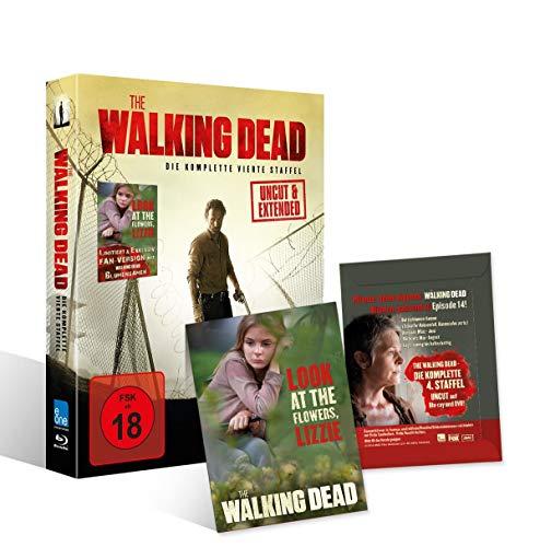 The Walking Dead - Die komplette vierte Staffel - UNCUT & EXTENDED  - Flower Fan-Version - limitiert [Blu-ray]