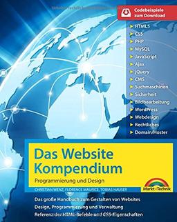 Das Website Handbuch - komplett in Farbe, Programmierung und Design