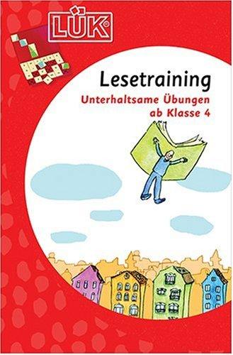 LÜK, Übungshefte, Lesetraining