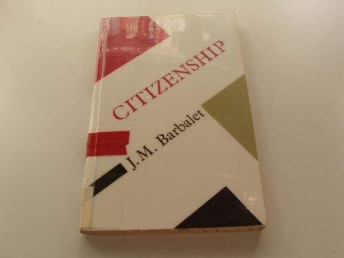 Citizenship (Concepts in the Social Sciences)