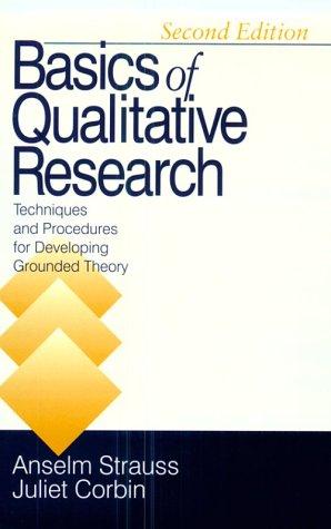 Basics of Qualitative Research: Techniques and Procedures for Developing Grounded Theory