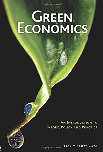 Green Economics: An Introduction to Theory, Policy and Practice