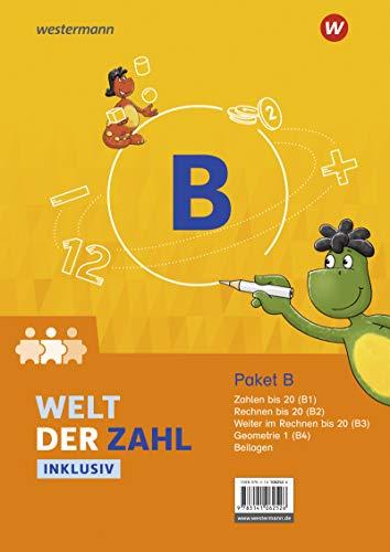 Welt der Zahl Inklusiv - Ausgabe 2021: Inklusionspaket B Hefte B1 bis B4 (Welt der Zahl: Inklusionsmaterialien - Ausgabe 2021)