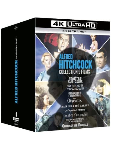 Alfred hitchcock - 9 films 4k ultra hd [Blu-ray] [FR Import]