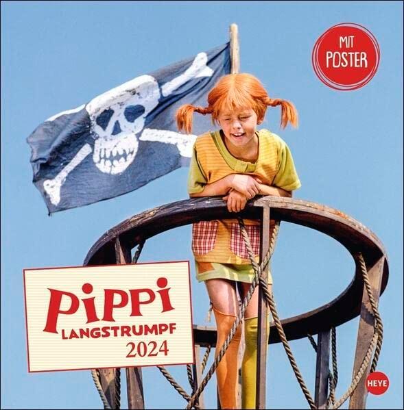 Pippi Langstrumpf Broschurkalender 2024