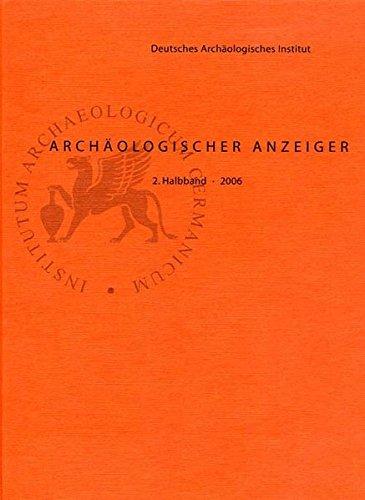 Archäologischer Anzeiger / Archäologischer Anzeiger