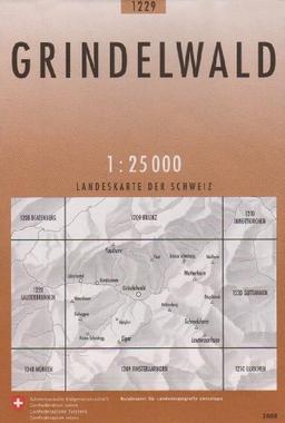 Swisstopo 1 : 25 000 Grindelwald (Landeskarte Der Schweiz)